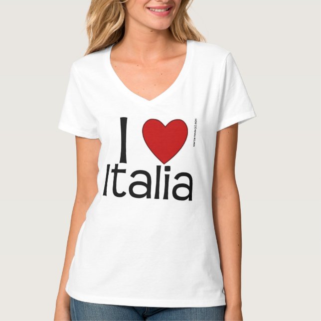 I Heart Italia Shirt (Vorderseite)