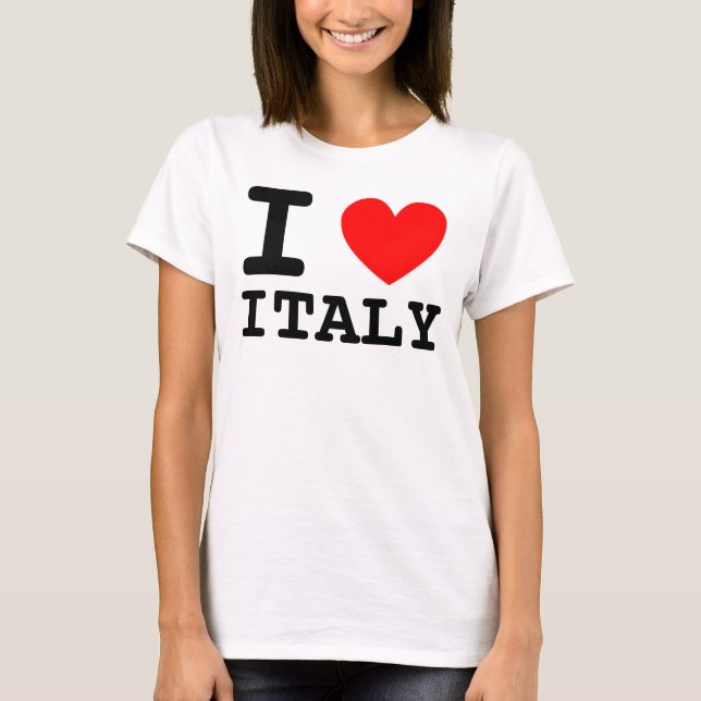 I Heart Italy Shirt (Vorderseite)