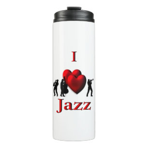 I Heart Jazz Thermosbecher