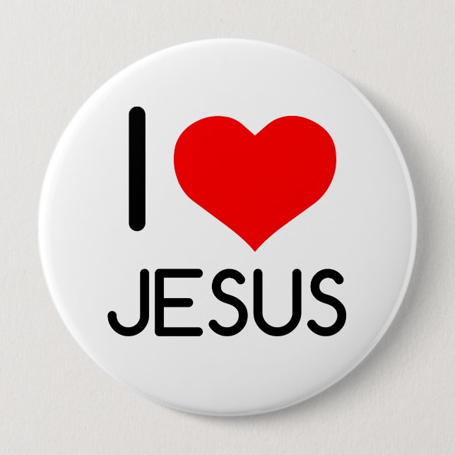 I HEART JESUS BUTTON (Vorderseite)