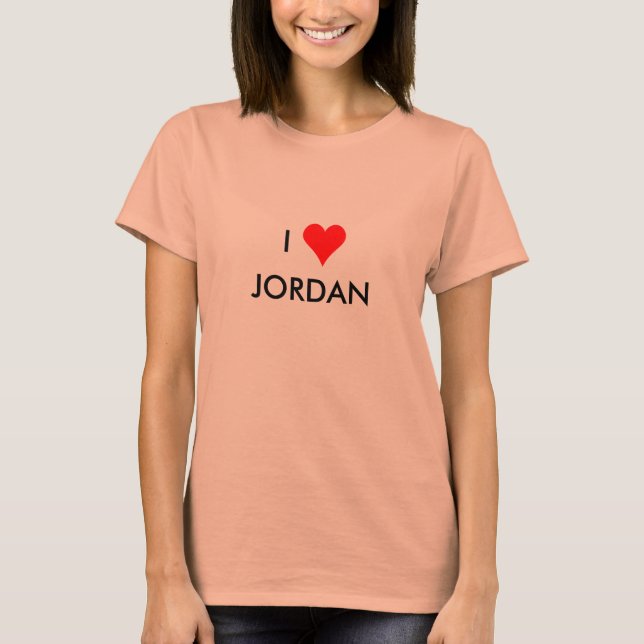 i heart jordan T-Shirt (Vorderseite)