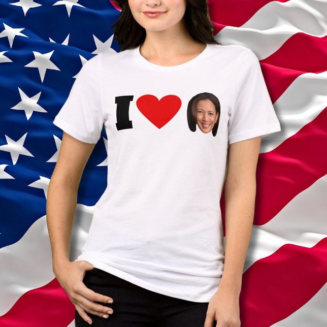 I Heart Kamala Harris Tri-Blend Shirt (Von Creator hochgeladen)