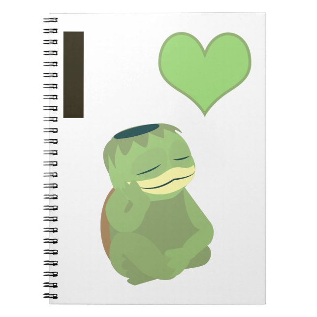 I Heart Kappa Notizblock (Vorderseite)