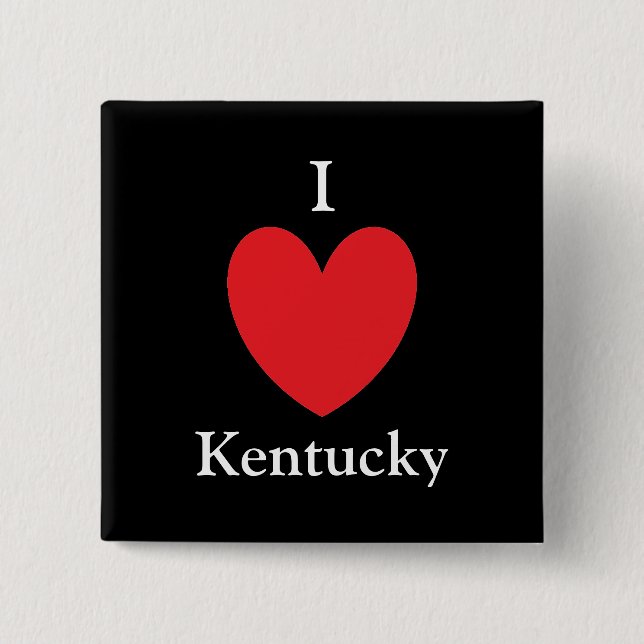 I Heart Kentucky Button (Vorderseite)