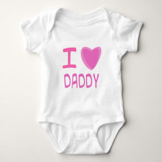 I Heart (Liebe) Daddy Baby Strampler