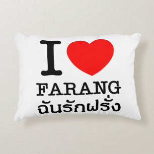 I Heart (Liebe) Farang Zierkissen