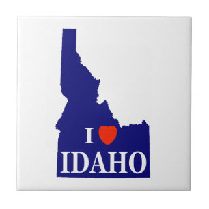I Heart (Liebe) Idaho Fliese