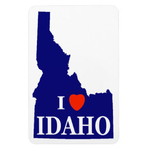 I Heart (Liebe) Idaho Magnet