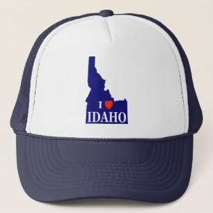 I Heart (Liebe) Idaho Truckerkappe