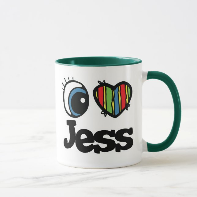 I Heart (Liebe) Jess Tasse (Rechts)