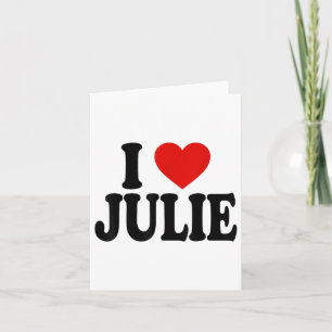 I Heart Liebe Julie _1 Karte
