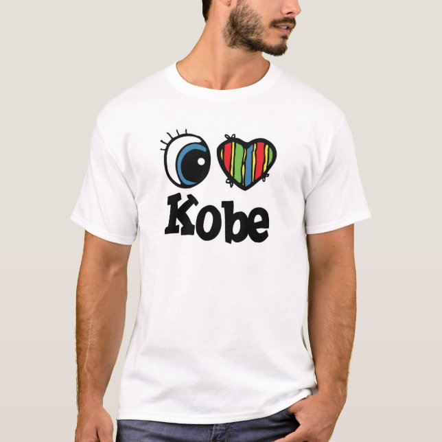 I Heart (Liebe) Kobe T-Shirt (Vorderseite)