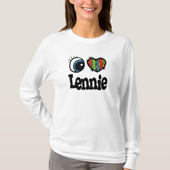 I Heart (Liebe) Lennie T-Shirt (Vorderseite)