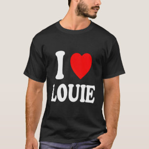 I Heart (Liebe) Louie Niedlich Matching Couple Ehe T-Shirt