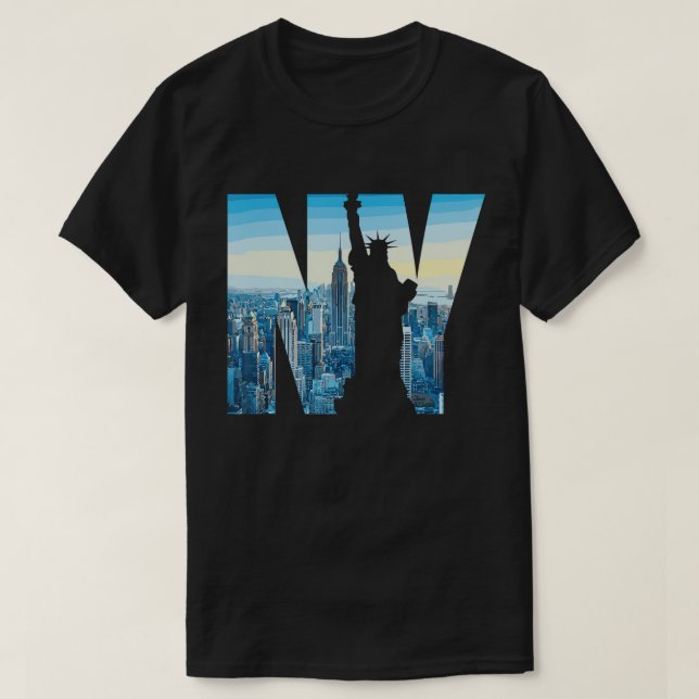 I Heart Liebe NY New York City NYC Classic Schrift T-Shirt (Design vorne)