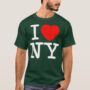 I Heart Liebe NY New York City NYC Classic Schrift T-Shirt