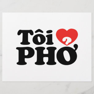 I Heart (Liebe Pho (Tôi PHỞ) vietnamesische Sprach