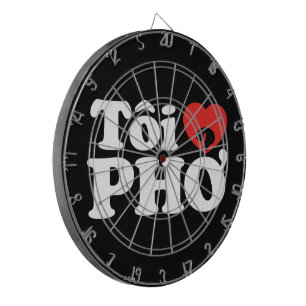 I Heart (Liebe Pho (Tôi PHỞ) vietnamesische Sprach Dartscheibe