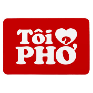 I Heart (Liebe Pho (Tôi PHỞ) vietnamesische Sprach Magnet