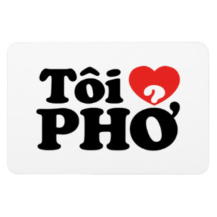 I Heart (Liebe Pho (Tôi PHỞ) vietnamesische Sprach Magnet