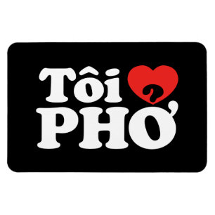 I Heart (Liebe Pho (Tôi PHỞ) vietnamesische Sprach Magnet