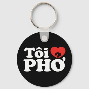 I Heart (Liebe Pho (Tôi PHỞ) vietnamesische Sprach Schlüsselanhänger