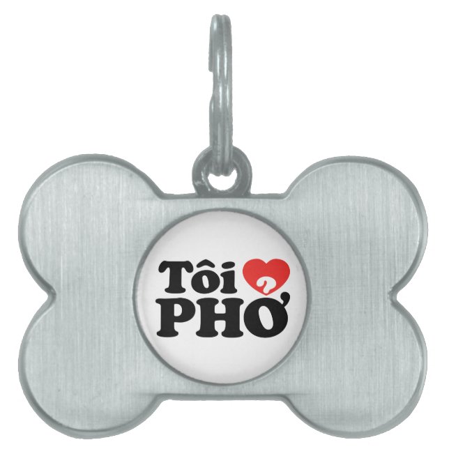 I Heart (Liebe Pho (Tôi PHỞ) vietnamesische Sprach Tiermarke (Vorderseite)