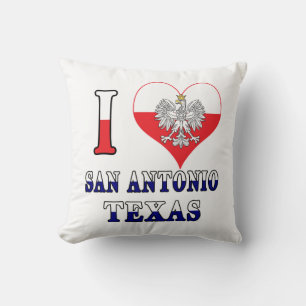 I Heart Liebe San Antonio Texas Kissen
