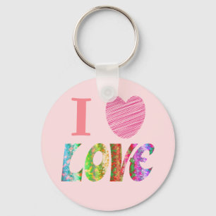 I Heart Liebe Schlüsselanhänger