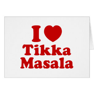 I Heart (Liebe) Tikka Masala Card