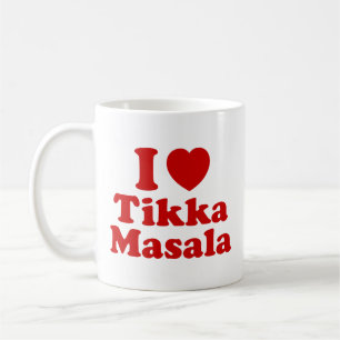 I Heart (Liebe) Tikka Masala Kaffeetasse