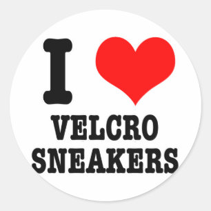 I HEART (LIEBE) Velosneaker Runder Aufkleber