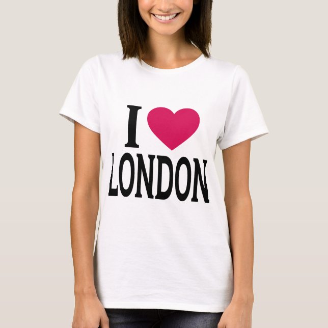 I Heart London - London - I Liebe London T-Shirt (Vorderseite)
