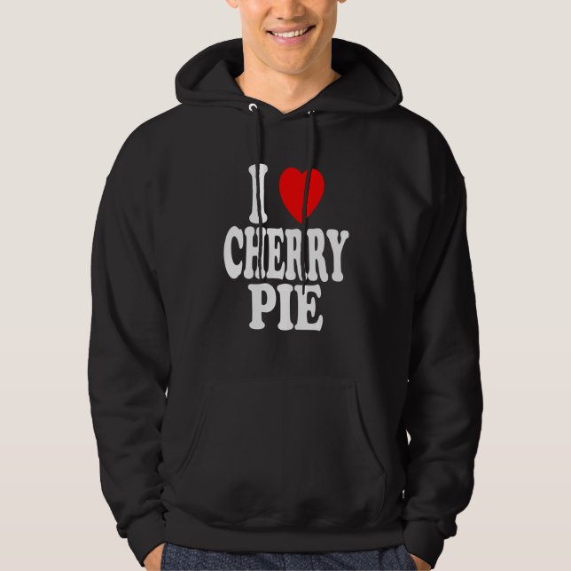 I Heart (Love) Cherry Pie Hoodie (Vorderseite)