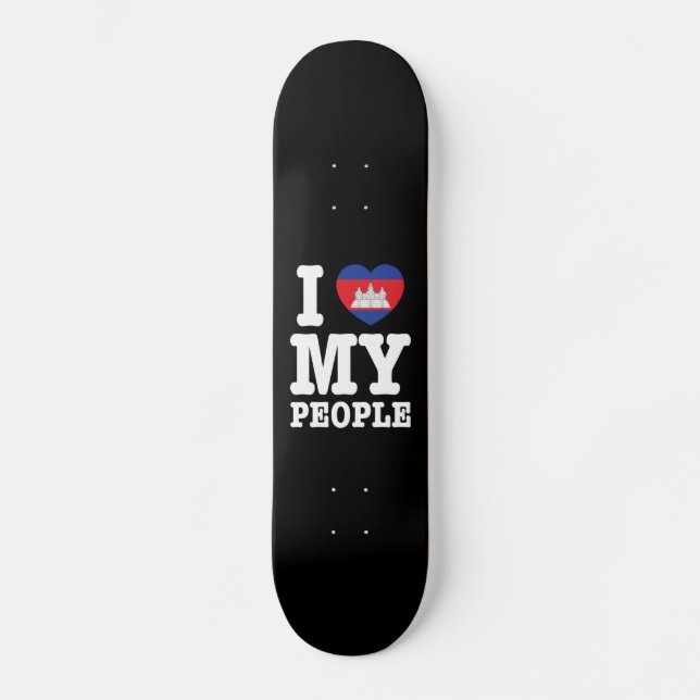 I Heart (Love) Skateboard (Vorderseite)