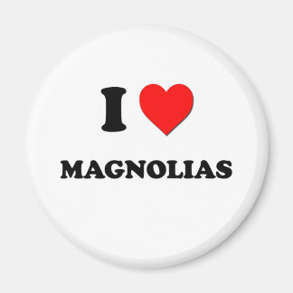 I Heart Magnolias Magnet