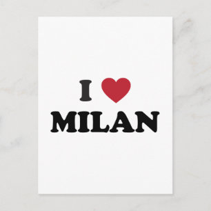I Heart Mailand Italien Postkarte
