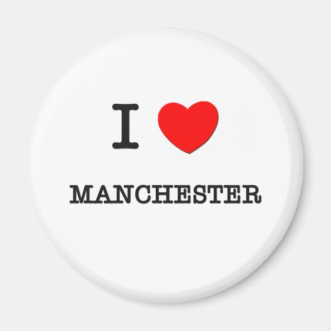 I Heart MANCHESTER Magnet (Vorne)