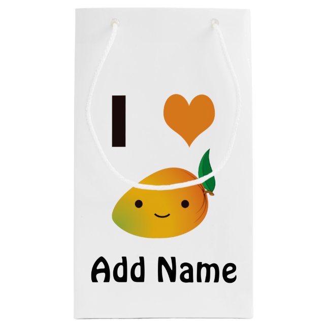 I heart Mango Kleine Geschenktüte (Rückseite)