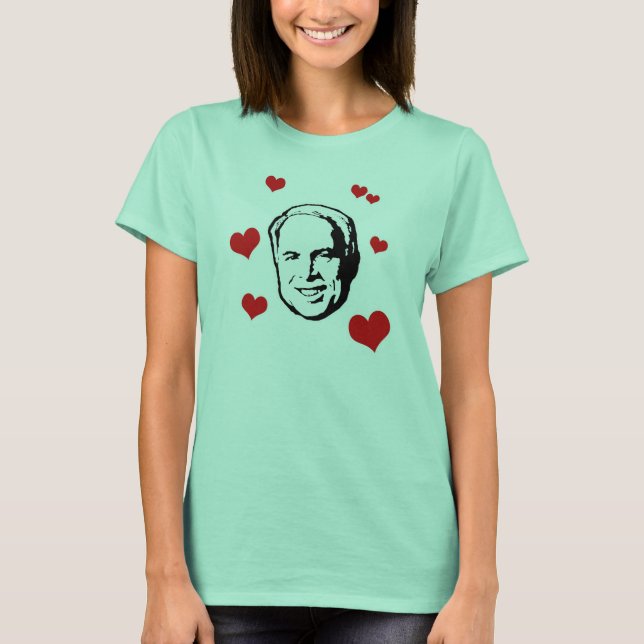 I Heart McCain T - Shirt (Vorderseite)