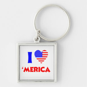 I heart merica schlüsselanhänger