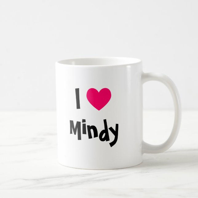 I Heart Mindy Kaffeetasse (Rechts)