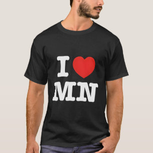 I Heart Minnesota Mn Liebe T-Shirt