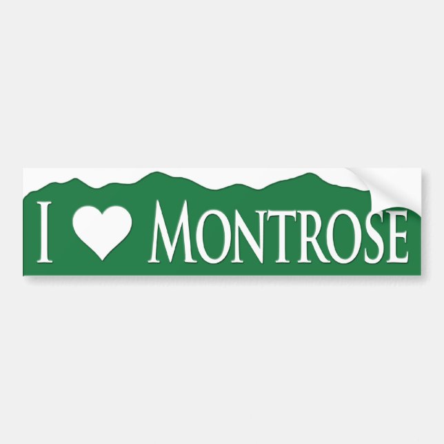 I <heart> Montrose Autoaufkleber (Vorne)