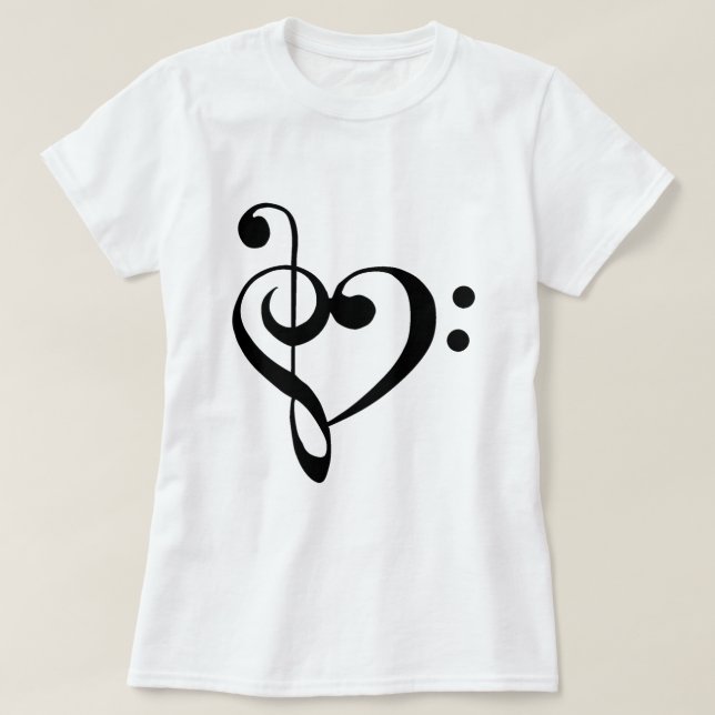 I heart music T-Shirt (Design vorne)