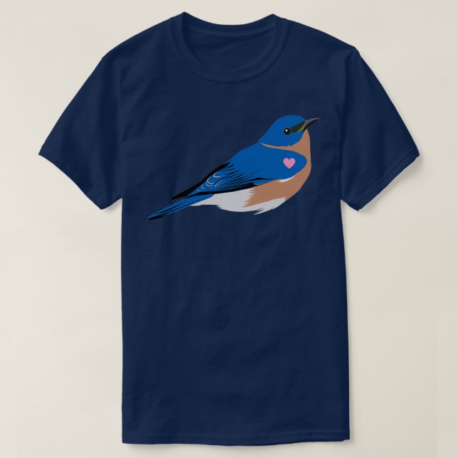 I Heart my Eastern Bluebird T-Shirt (Design vorne)
