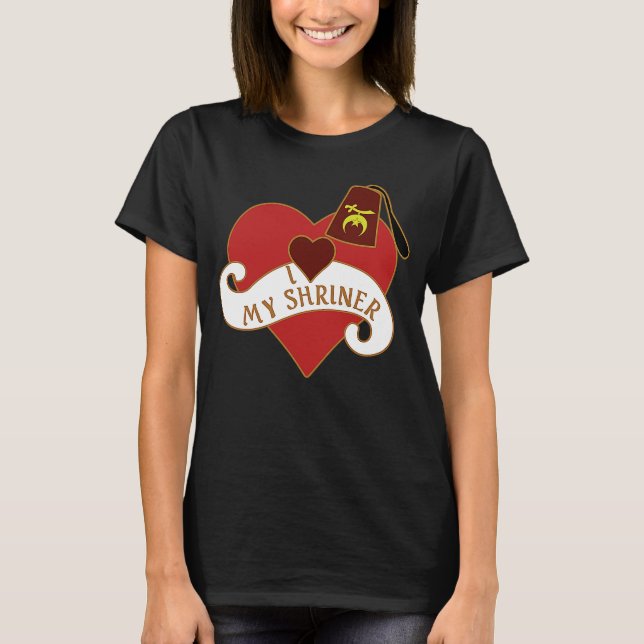 I Heart My Shriner Noble the Mystic Shrine Thanksg T-Shirt (Vorderseite)