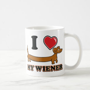 I-HEART-MY-WEINER TASSE