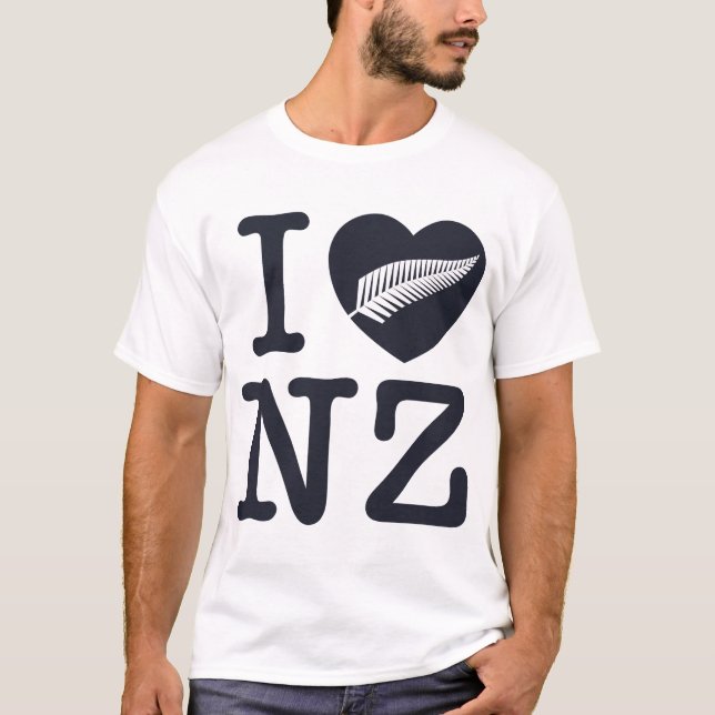 I heart New Zealand T-Shirt (Vorderseite)