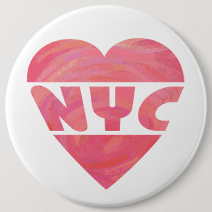 I Heart NYC Button